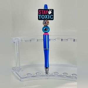 Stay Toxic Beaded Pen